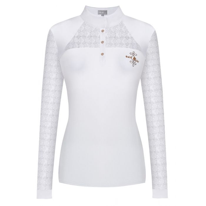 Aiko long sleeve rose gold competition shirt FairPlay