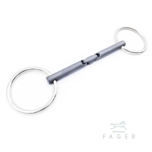 FAGER MADELEINE TITANIUM BRADOON DOUBLE JOINTED LOOSE RING