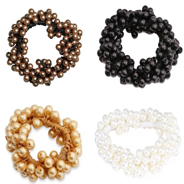 SD Design PEARL COLLECTION SCRUNCHIE.